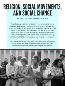 Religion, Social Movements, and Social Change